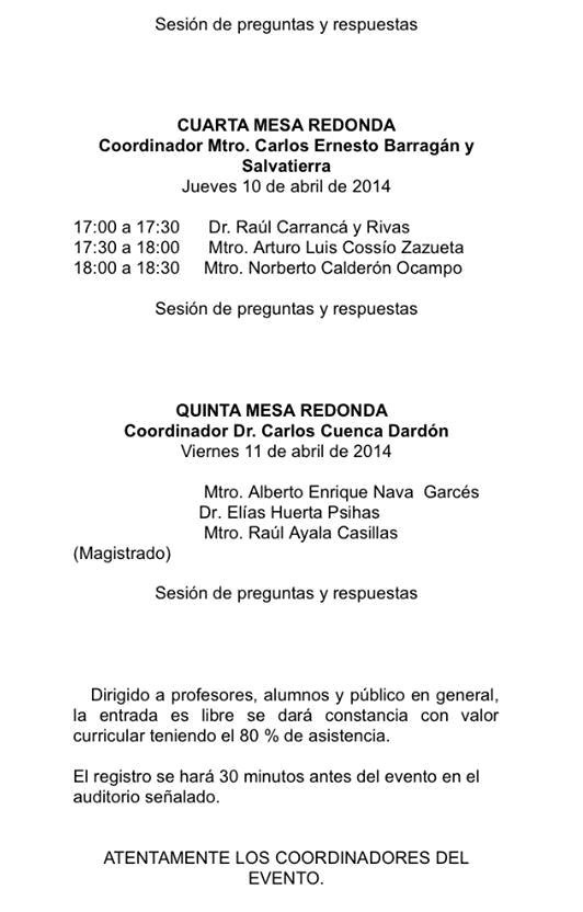 Foro facultad 2014